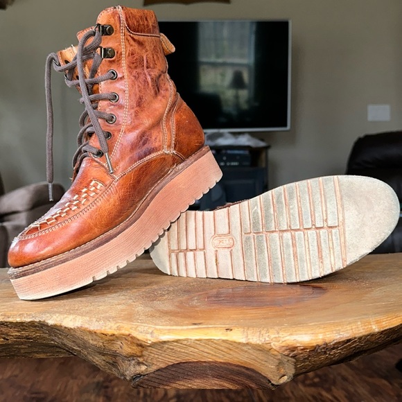 BED STU ELISHA - 7.5 COGNAC DIP DYE BOOT - Picture 5 of 6